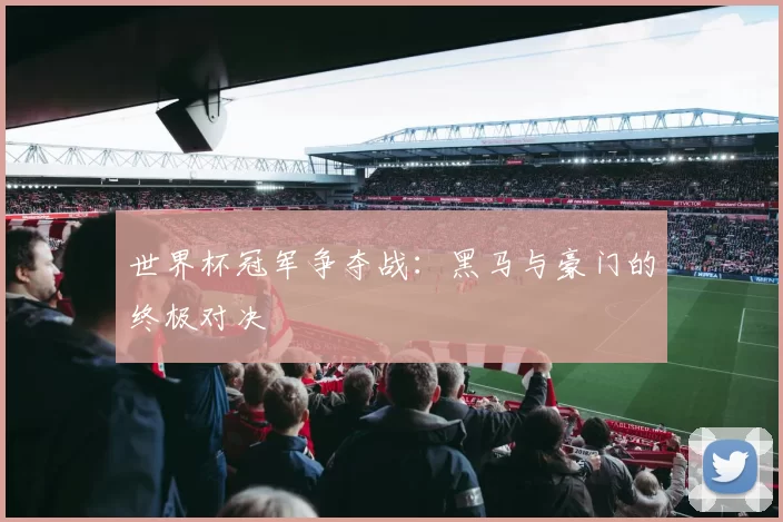 世界杯冠军争夺战：黑马与豪门的终极对决
